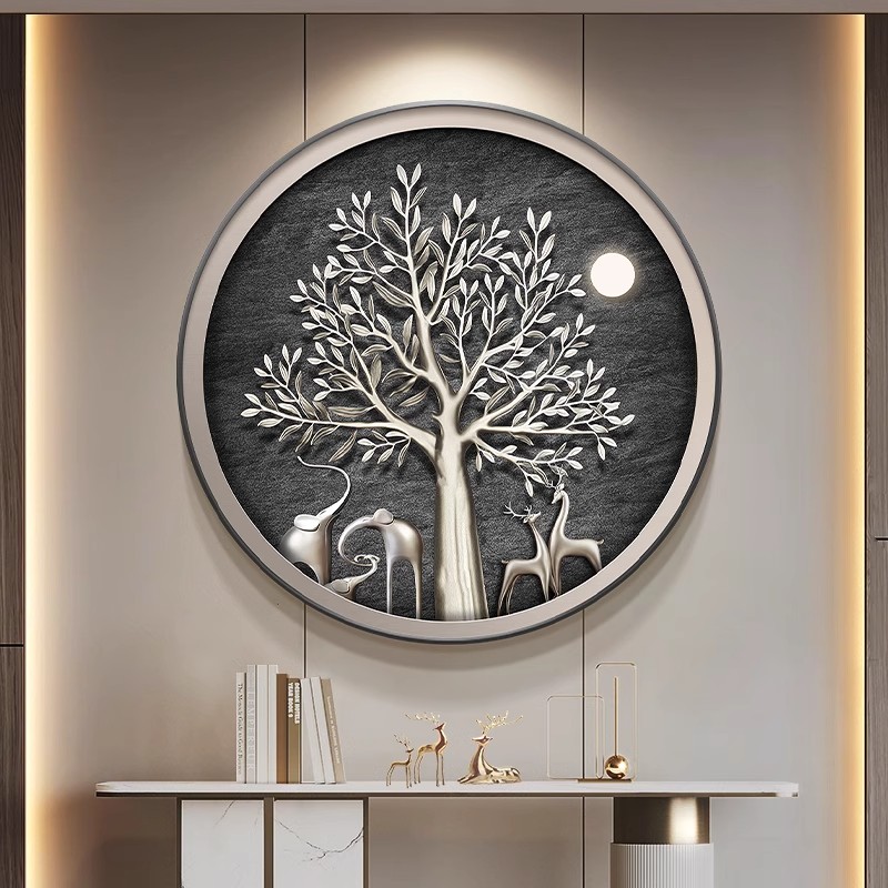 Elements Lighting Decor - Dekorative Malerei einer runden Veranda mit