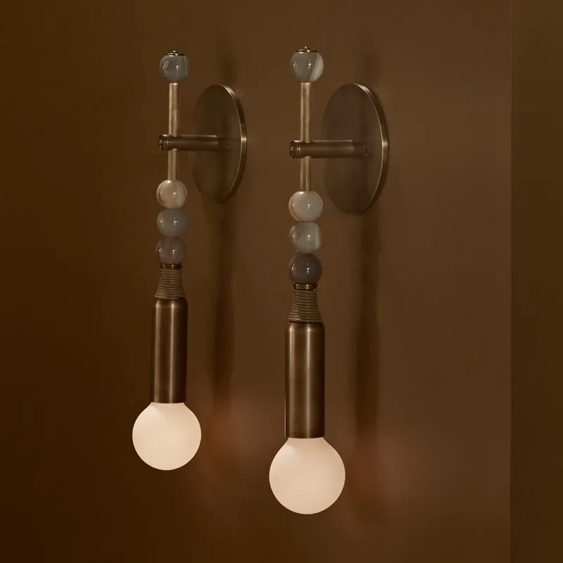 Lighting Decor Living Room - Nordische Vintage Wandleuchte aus massivem Messing