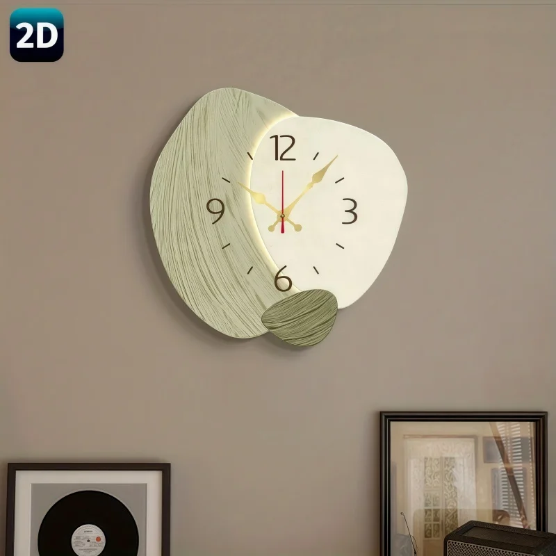 2D Flache, Holz-Wanduhr mit Ge – Lighting Home Decor Wall Clocks Bewertung und Preis