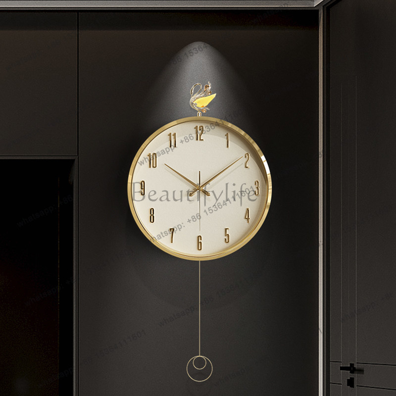 Moderne, schlichte und modisch – Lighting Home Decor Wall Clocks Bewertung und Preis