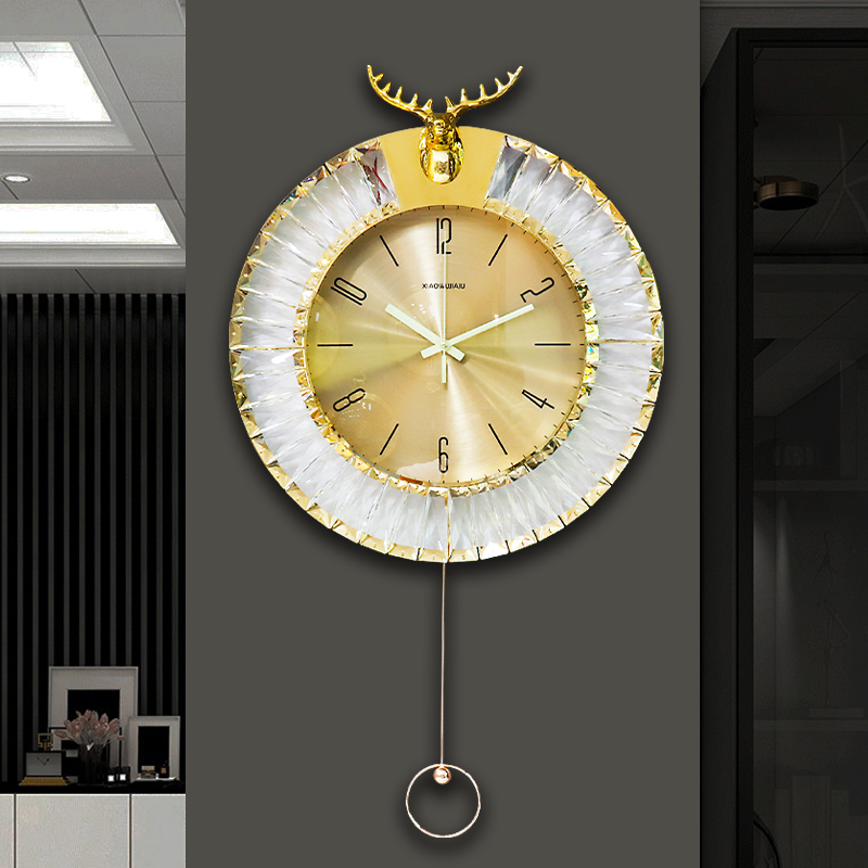 Nordic licht luxus wanduhr woh – Lighting Home Decor Wall Clocks Bewertung und Preis
