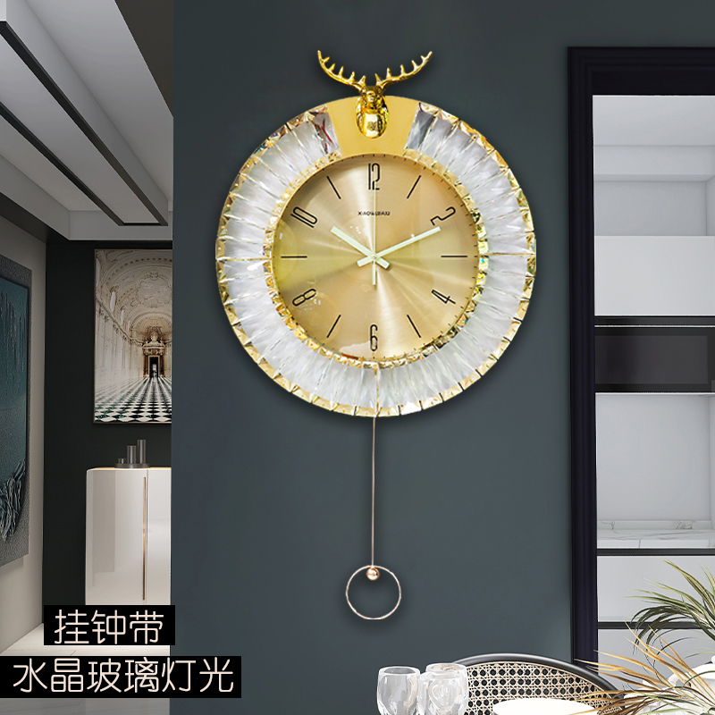 Nordic licht luxus wanduhr woh – Lighting Home Decor Wall Clocks Bewertung und Preis