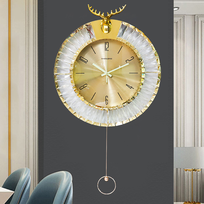Nordic licht luxus wanduhr woh – Lighting Home Decor Wall Clocks Bewertung und Preis