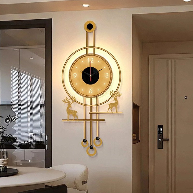 Moderne TV Hintergrund Wand St – Lighting Home Decor Wall Clocks Bewertung und Preis