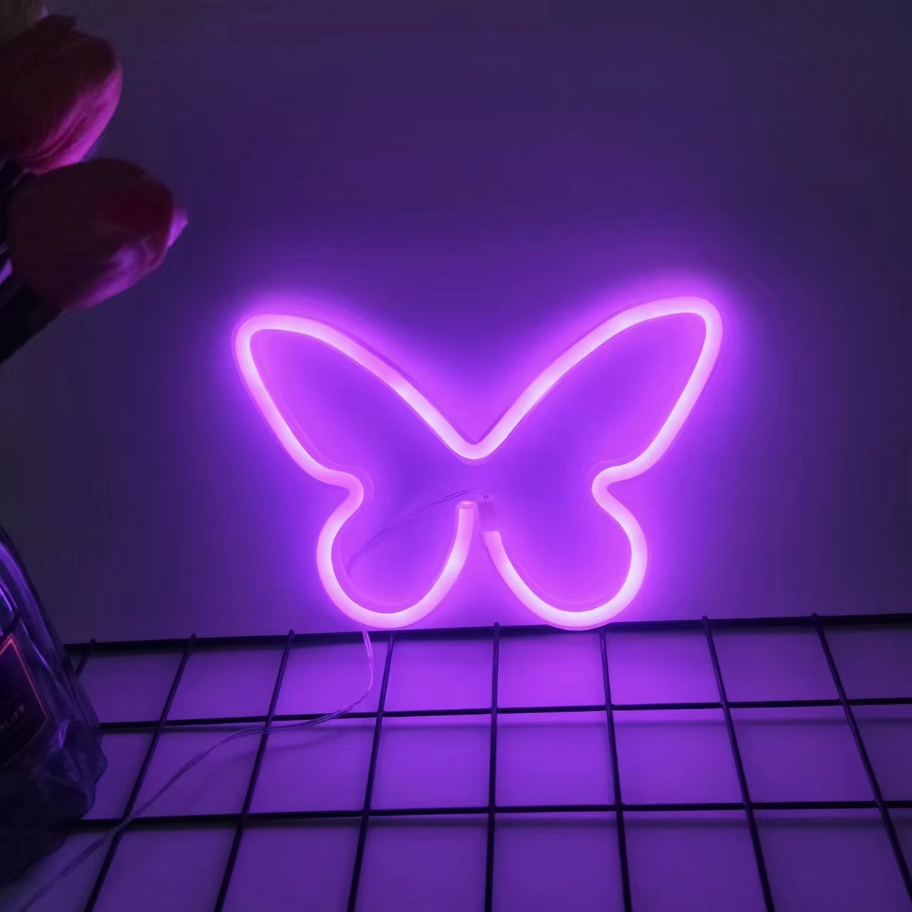 LED-Schmetterlings-Neonlichter – Foyer Lighting Wall Decor Bewertung und Preis