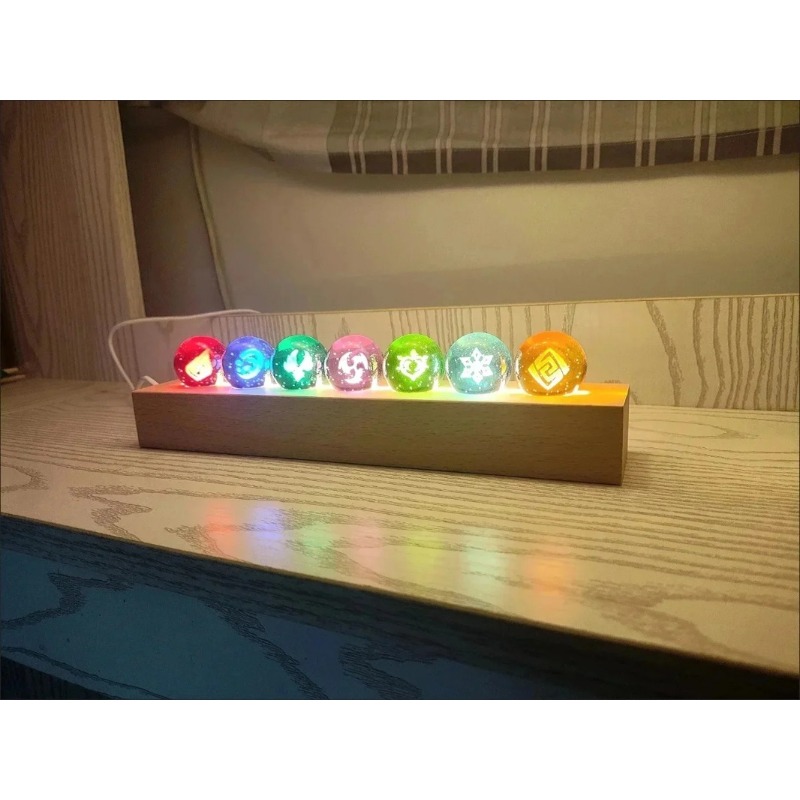 Genshin Impact Kristallkugel-F – Elements Lighting Decor Bewertung und Preis