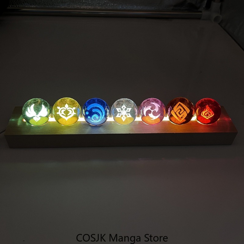 Genshin Impact Elemente Glasku – Elements Lighting Decor Bewertung und Preis