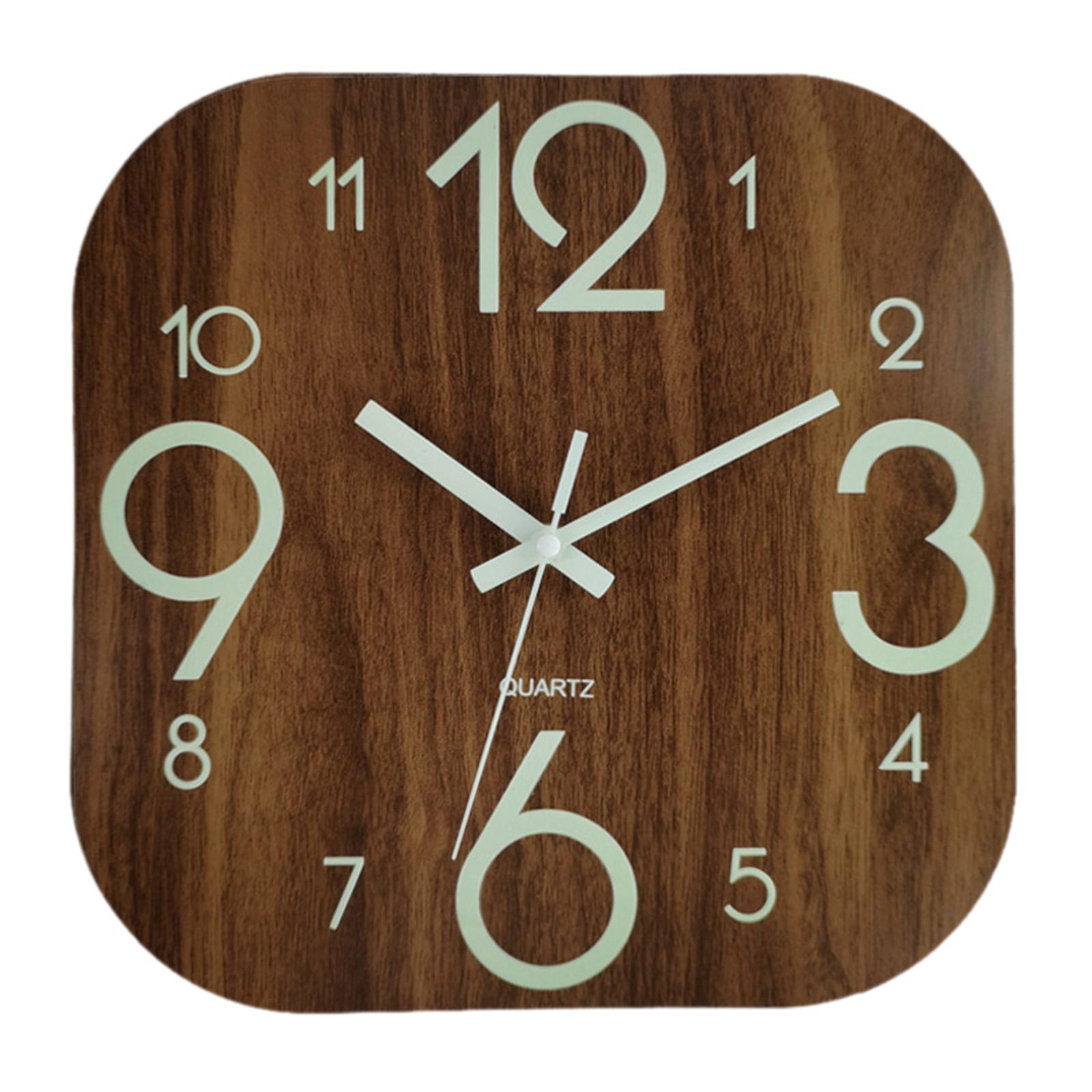 30 cm quadratische Wanduhr, le – Lighting Home Decor Wall Clocks Bewertung und Preis