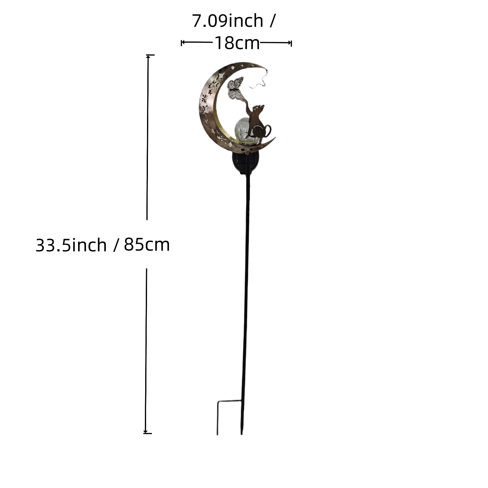 1PC Katze Mond Solar Licht Eis – Elements Lighting Decor Bewertung und Preis