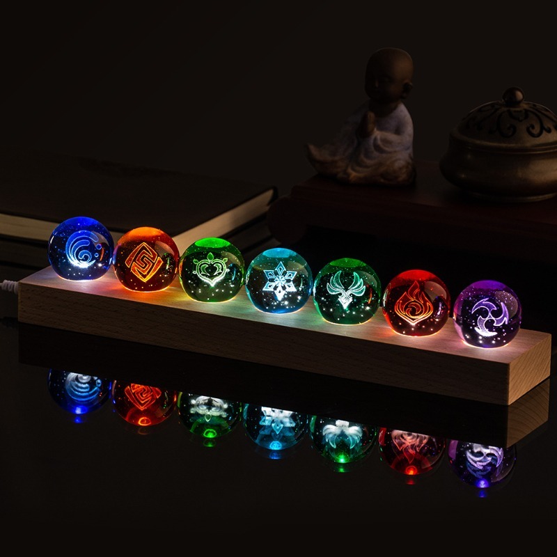2026 Neue Genshin Impact 6cm 4 – Elements Lighting Decor Bewertung und Preis