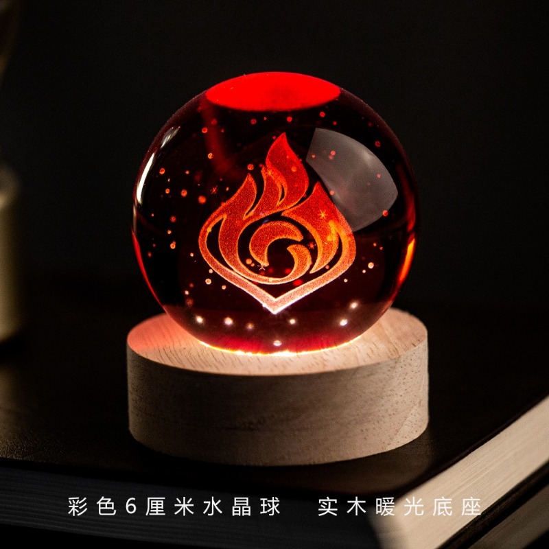 2026 Neue Genshin Impact 6cm 4 – Elements Lighting Decor Bewertung und Preis